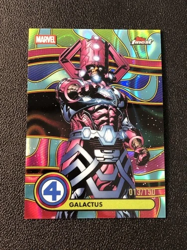 2026 Topps Finest Marvel The Fantastic Four #BL-035 Galactus Black Light /150