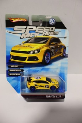 2009 Hot Wheels Speed Machines ~ Volkswagen Scirocco GT24 ~ Yellow ~ R-Line