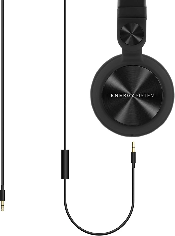 Energy Sistem 耳机 DJ2 黑色(DJ 风格耳机,180o 旋转, detachab — 第 3/4 张图片