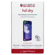 ZAGG InvisibleShield HD DRY Series Screen Protector for iPhone X