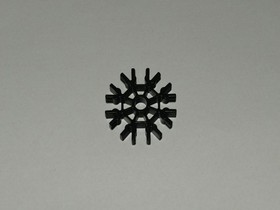 (50) K'nex Black 8 Position Connectors - KNEX Standard Replacement Parts Piece