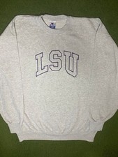 90s LSU Tigers - Reverse Weave - Vintage College Crewneck Sweatshirt XL 