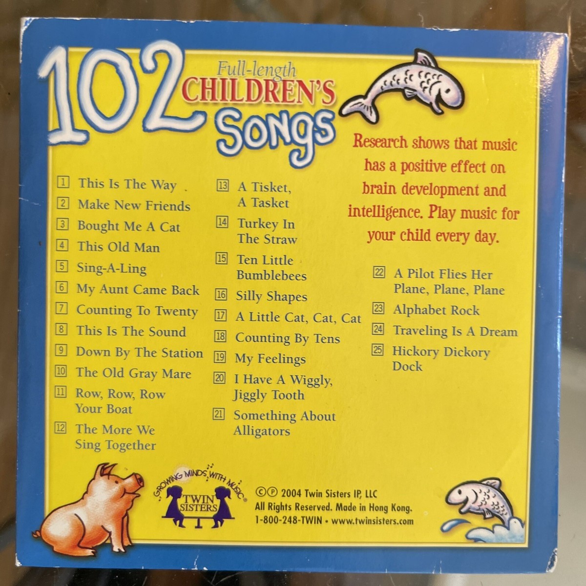 102 Full-Length Children's Songs - Music CD Volume Two Only