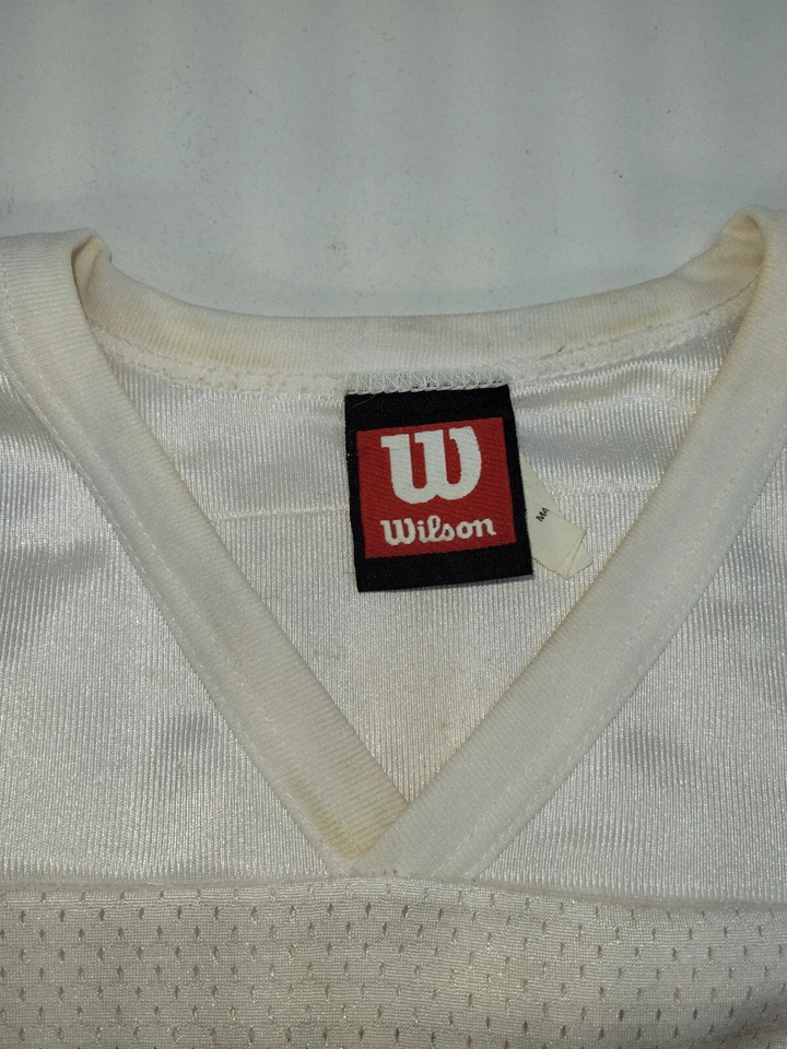 Camiseta De Colección Walter Payton Chicago Bears Para Hombres 3 XL Wilson Blanca Hecha en EE. UU. Foto 3 de 4