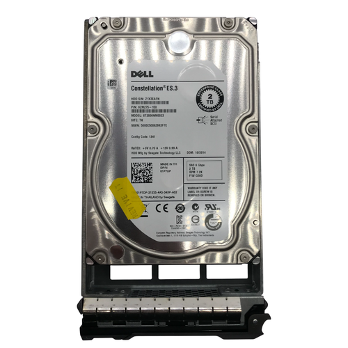 Job lot 4x Dell ST2000NM0023 Hard Disk Drive 2TB 3.5" 7.2K 6Gbps SAS HDD + Caddy - Picture 2 of 4