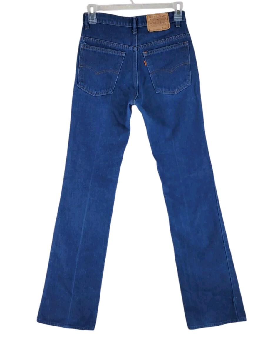 Vtg 80s Levis 517 Blue Jeans Orange Tab Men 30x36 Hi Rise Bootcut 