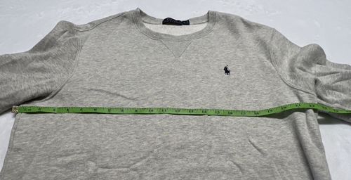 Vintage Polo Ralph Lauren Crewneck Sweatshirt Adult Size M Gray 90s Y2K - Picture 9 of 13