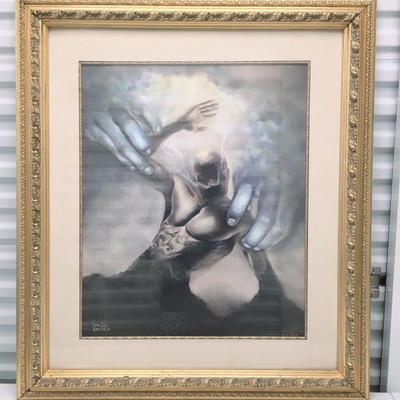 African American Black Art Day One Creation Of Man By Edwin Lester Ebay