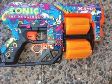 Zuru X-Shot Sonic the Hedgehog Foam Dart Gun 12 Shot /some bullets