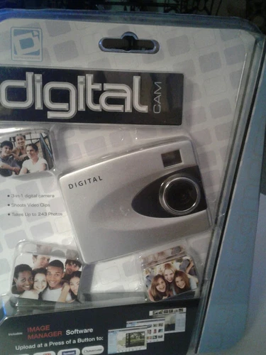 Sakar 91379 VGA Point & Shoot 0.3 MP Digital Camera - Silver