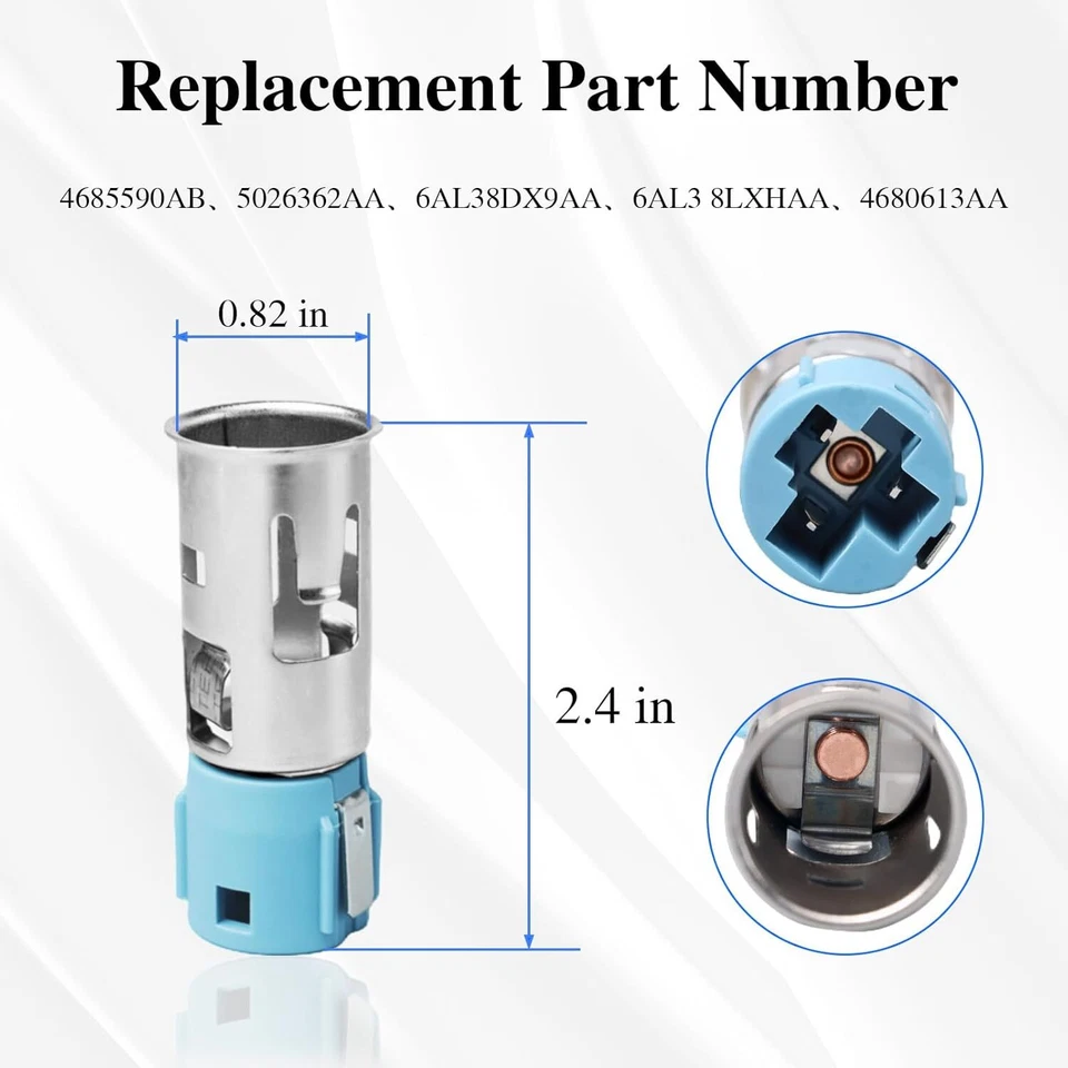 Зажигалки автомобильные прикуриватели с розеткой питания для Dodge Ram 1500 04685590 - Изображение 2 из 4
