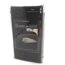 Smoothweave Twin Tailored Bedskirt ~ Chocolate~ 14" Drop Length