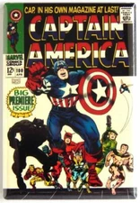 Captain America #100 Vintage Comic Cover 2" x 3" Fridge MAGNET