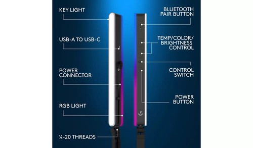 Logitech Litra Beam LX Streaming Key Light - NOWY - Zdjęcie 5 z 10
