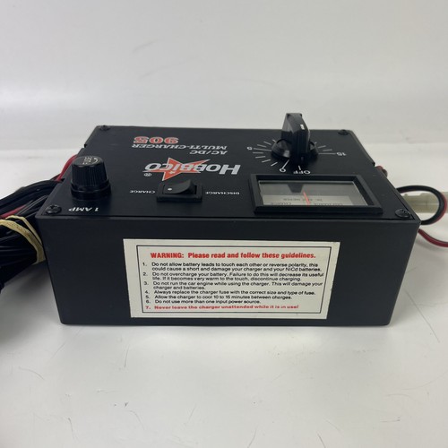 Hobbico 905 AC/DC R/C Battery Multi-Charger/Discharger with Adapters Tested - Picture 6 of 9