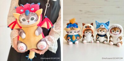 Set of 6 Mofusand x Monster Hunter Plush Stuffed Toy 2022 Complete