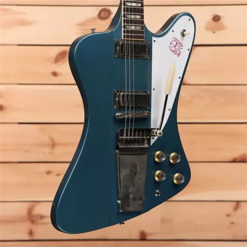 1963 V Maestro Vibrola Ultra Light Aged Pelham Blue Electric Guitar
