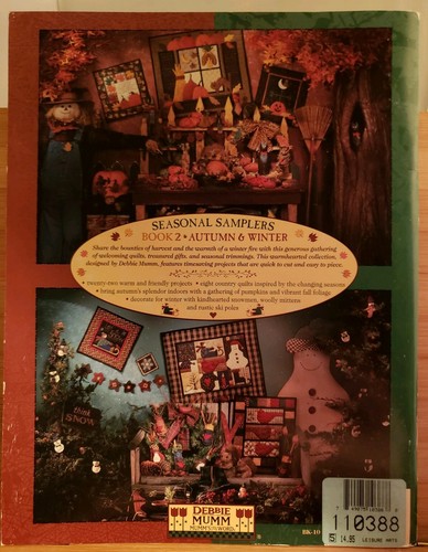 AH11 SEASONAL SAMPLERS AUTUMN AND WINTER BY DUBBIE MUMM 1997 - Picture 6 of 6