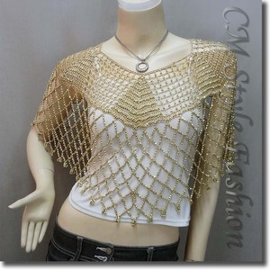golden top party wear