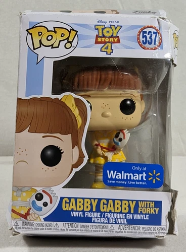 Funko POP! 537 Toy Story 4 Gabby Gabby w/ Forky Walmart Exclusive Damaged Box