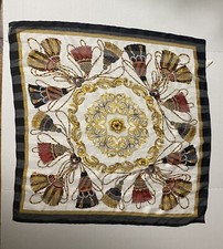 Vintage Berkshire Scarf Made in Italy Women  s Scarf Square 100 Poly