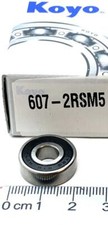 KOYO JAPAN Bearing 607 2RS,607rs,607-2RS,607rs,607 2RSR dimension 7x19x6mm