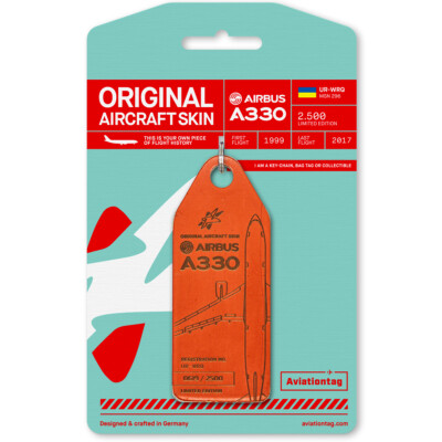 Aviationtag A330 のWindrose 航空 Boyle Aviationtag Airbus A330 Keychain 14.5cm Tag Windrose