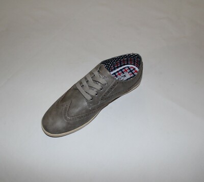 BEN SHERMAN NICHOLAS LT GREY WINGTIP SNEAKER Ben Sherman Nicholas wingtip Oxford lt gray PU size 8 | eBay main image 3