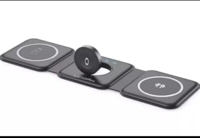 3 in 1 Portable Magnetic Wireless Charger for iPhone/ iWatch /Airpods 2,3,Pro