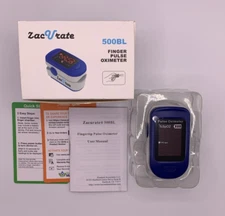Zacurate 500BL Fingertip Pulse Oximeter Blood Oxygen Meter