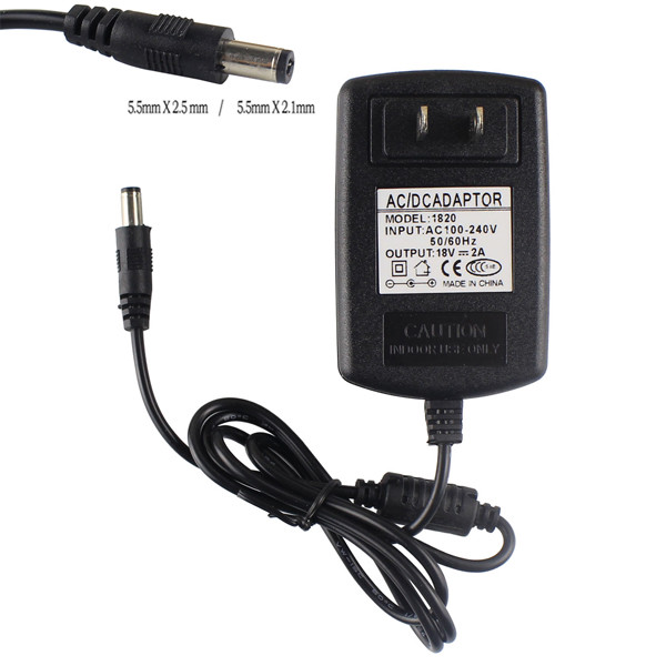 Caricabatterie AC-DC 5 Volt 1 Amp Alimentatore AC-DC 5V 1A - Adattatore Con Spinotto 3,5mm X 1,3mm, Centro Negativo, Per Elettronica E Dispositivi - Foto 12