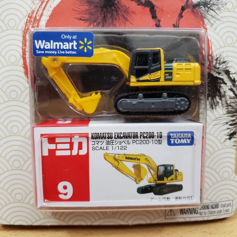 Tomica Tomy Komatsu Excavator PC200-10 Diecast 1:122 Includes Storage Box - Image 3 of 4