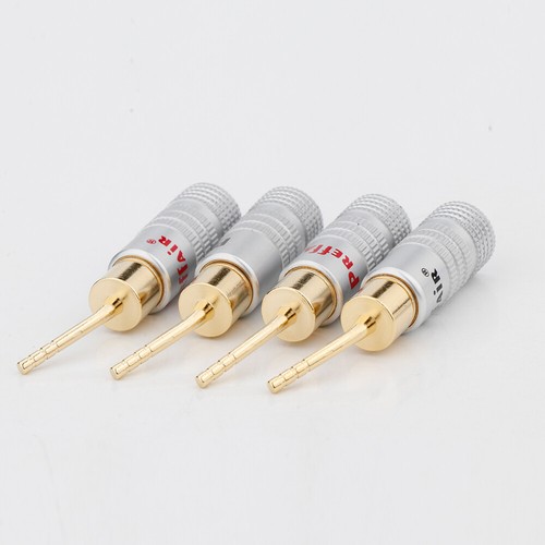 12 PIEZAS Cable de altavoz Preffair Banana cable de audio conector enchapado en oro hágalo usted mismo - Imagen 5 de 8