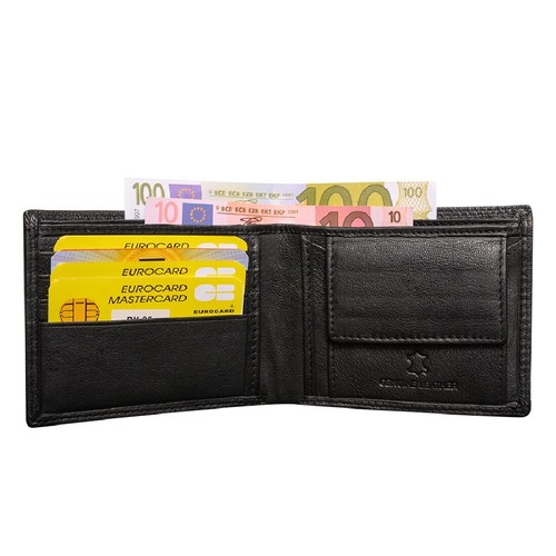 HERREN RFID BLOCKIERENDE GELDBÖRSE ECHTLEDER BANKKARTENHALTER GESCHENK US-LAGER - Bild 6 von 23