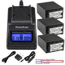 Kastar Battery LCD Fast Charger for Panasonic VW-VBD98 VW-VBD58PPK VWVBD78 VBD29