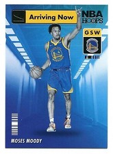 2021-22 PANINI NBA HOOPS MOSES MOODY ARRIVING NOW #20 - GOLDEN STATE WARRIORS