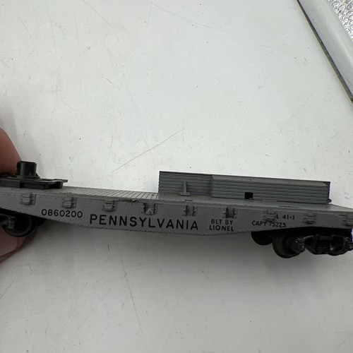LIONEL HO SCALE GRAY PENNSYLVANIA DERRICK CAR #0860200 - FOR PARTS - Picture 8 of 21