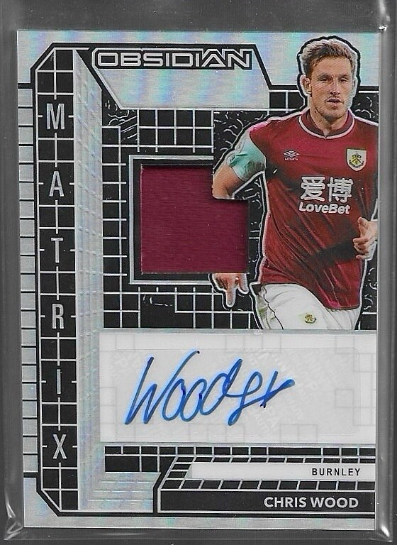 2020-21 Panini Obsidian - Matrix Material Autographs #MM-CW Chris Wood /149