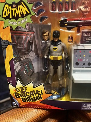 sealed 2014 MATTEL TO THE BATCAVE BATMAN FIGURE SET ** 1966 TV