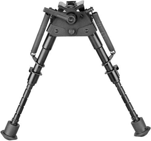 Adjustable Legs 6" To 9" Foldable Pivot / Rotating Spring Return Rifle Bipod - Picture 4 of 12