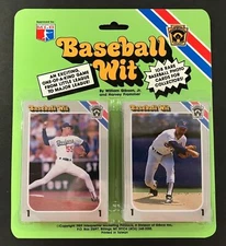 1989 Baseball Wit - Complete Set of 108 (sealed) (Ruth Gehrig Mantle Robinson)