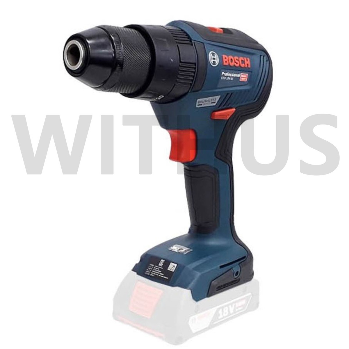 BOSCH GSB18V-55 BL Combi Drill 1 X 2AH - View #6