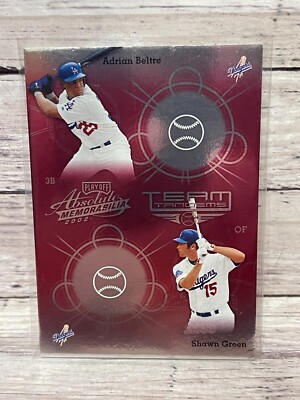 2002 Absolute Memorabilia Team Tandems #TT15 S.Green A.Beltre