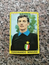 MINIUSSI INTER album CALCIATORI PANINI 1966-67 ORIGINALE NUOVA MAI ATTACCATA