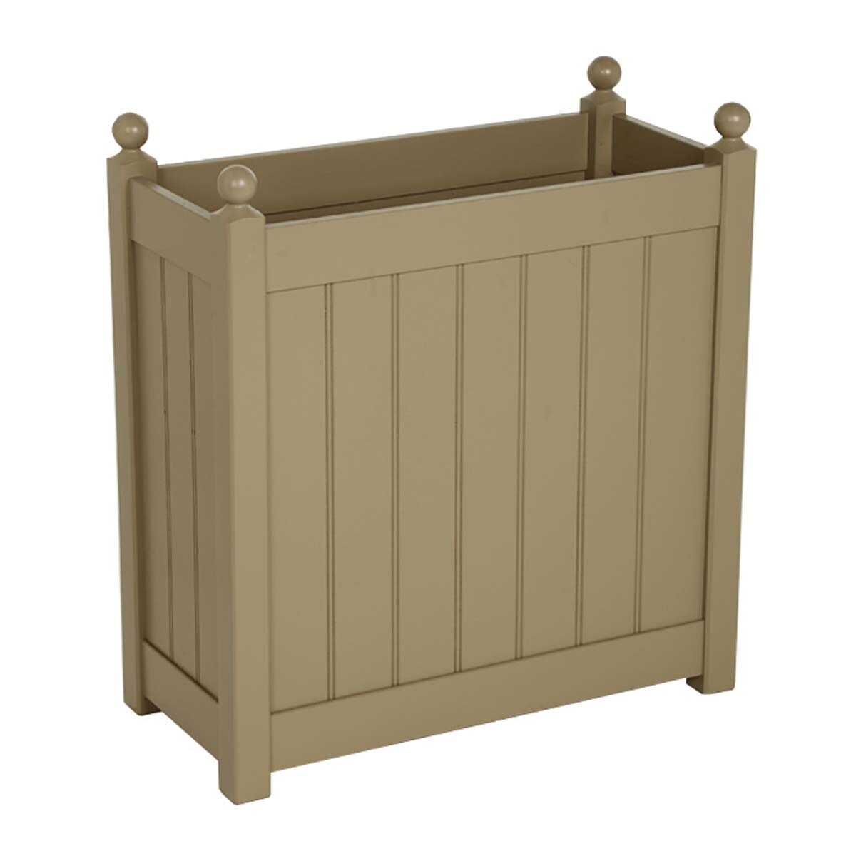 AFK Classic Tall Outdoor Wooden Trough, 66cm - Nutmeg