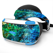 Skin Wrap for Sony Playstation PSVR Headset stab wood oil paint