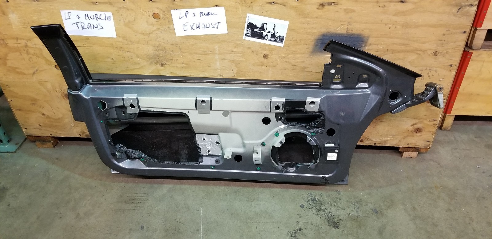 LAMBORGHINI MURCIELAGO LP640 ROADSTER DRIVER LEFT SIDE DOOR PANEL OEM 417831051