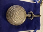 Bronze Antique U.S. Air Force Airplane Design Vintage Quartz Pocket Watch Unisex — photo 2