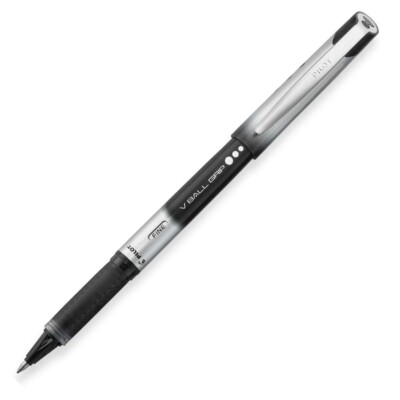 Pilot VBall Grip Roller Ball Pen, Fine Point, Choose Color