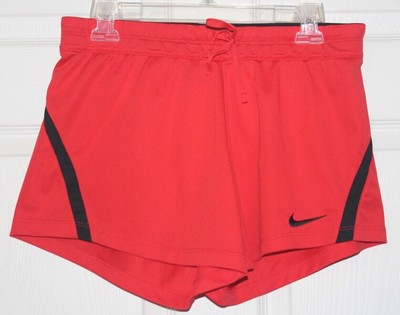 nike womens shorts red